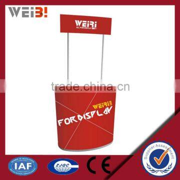 Plastic Card Counter Commercial Display Table