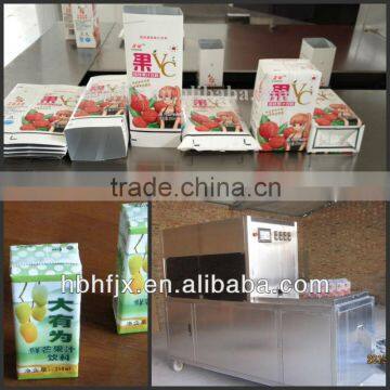 Guangzhou 200ml /250ml carton box filling packing machine price