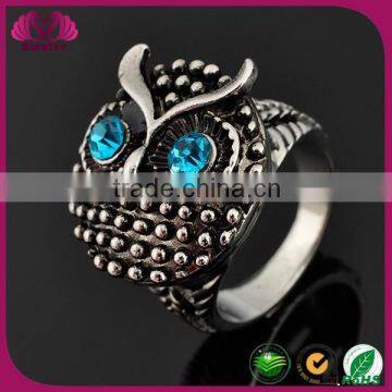 2015 Hot Snap Rings, Snap Buttons OWL Ring