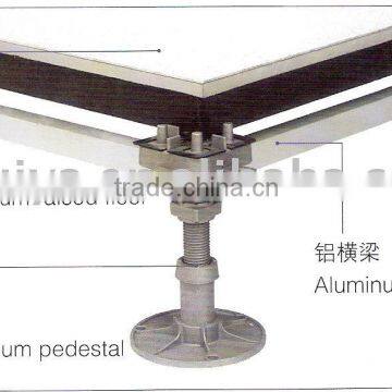 Aluminum antistatic raised floor