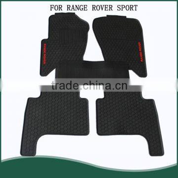 high quality black rubber floor mats for RANGE ROVER SPORT 2010+