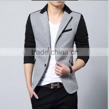 Men latest blazer style 2016 spring customer design order jackets                        
                                                Quality Choice