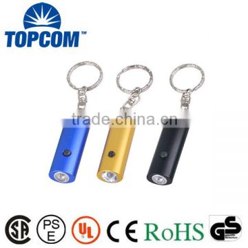 Promotional Cheap LED Light Mini Keychain Torch with Logo