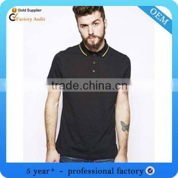 95% cotton 5% spandex polo t-shirts