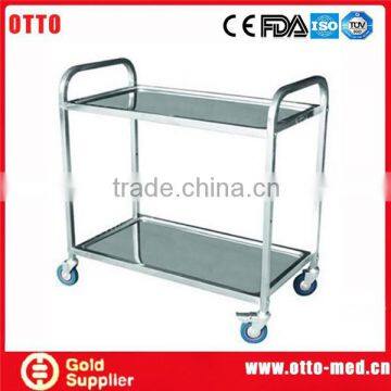 Stainless steel medical utility cart