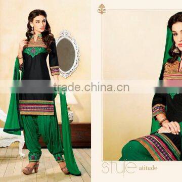 EMBROIDARY COTTON PATIYALA SUIT