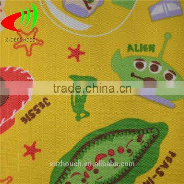 100 poly printed oxford fabric with pvc coated