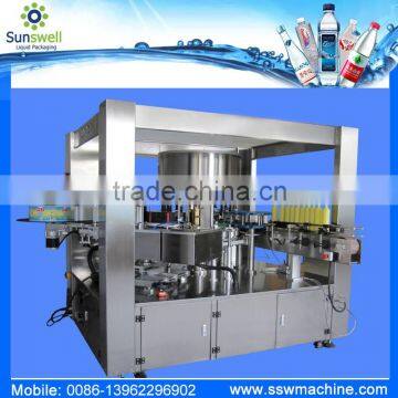 Automatic hot melt glue labeler