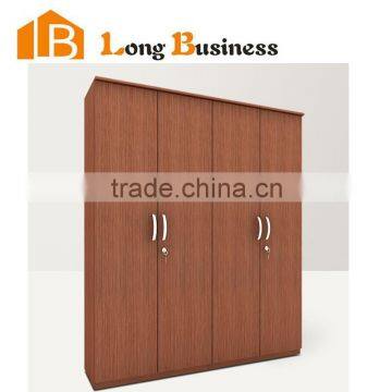 LB-DD3086 Factory direct sale white melamine clothes bedroom wardrobe custom made wardrobe