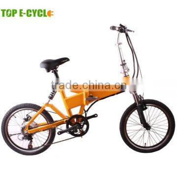 TOP E-cycle 2013 NEW folding electric bike with hidden battery