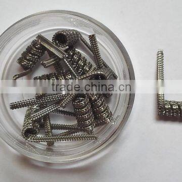 10pcs/box premade alien wire clapton coils for RBA RDA