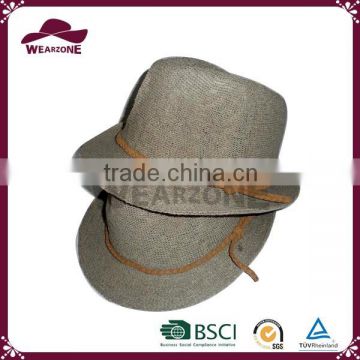 High Quality Bulk Sale Short Brim Fedora Hat