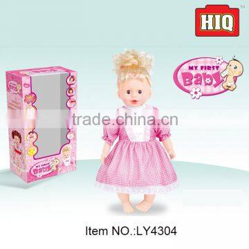 Hot 18 inch fancy vinyl cute girl doll child love dolls