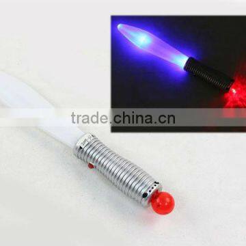 Sword sound red and purple flashing light Flash Led sword Toys led flash horn sword