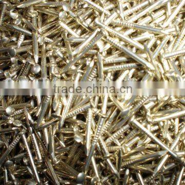 brass nail and copper nail