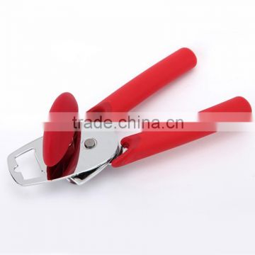 chromed plated tin opener with soft handle