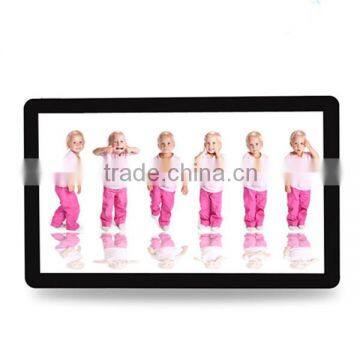 32" rounded infrared touch screen wall hanging android LCD advertising player