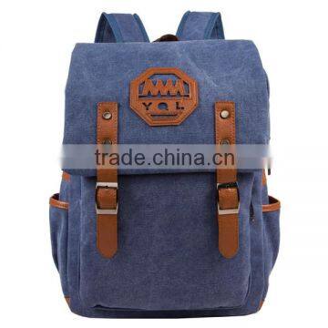 Men hasp big capacity teenage school bags boy canvas travel backpack bag                        
                                                                                Supplier's Choice