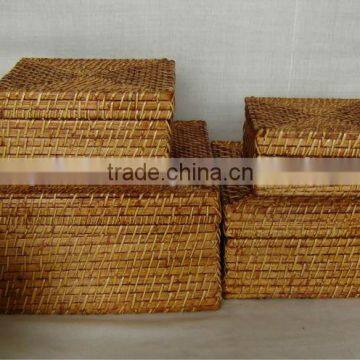 Bamboo Rattan Box CD06208-4