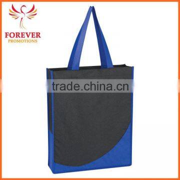 Promotional Non-woven Tote Shopper Bag With Accent Trim and Handles photo-6