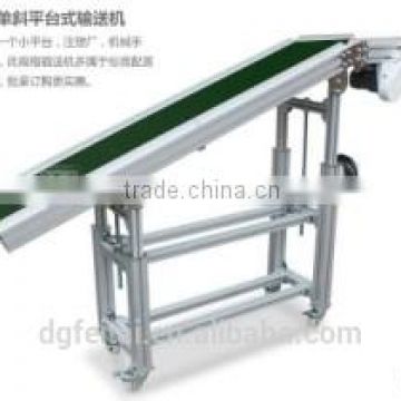 Mini Conveyor Belt System Aluminum Type Monoclinic Platform Conveyors