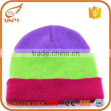 2016 wholesale custom lovely crochet animal pattern hat