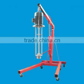 Small Scale Cosmetic Blender laboratory Crane jib homogenizer