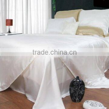 Best Quality White Color Silk Bedding Set