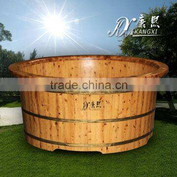 Wooden hot tub outdoor spa tub wooden pool with bath-set