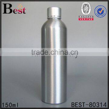 150ml alibaba china silver cosmetic aluminum bottle