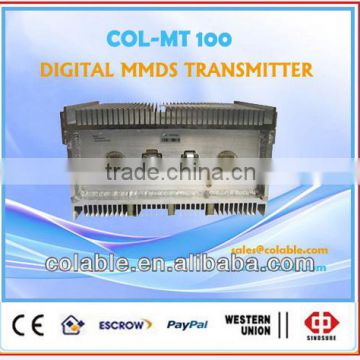 200W mmds tv transmitter, outside DVB-T digital rf transmitter,