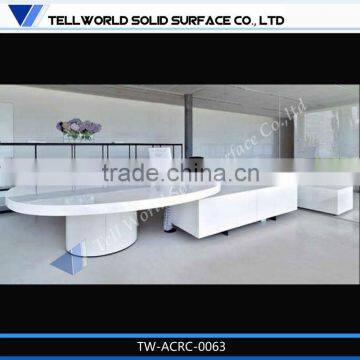 Solid Surface Reception Desk/Office Furniture/Front Table
