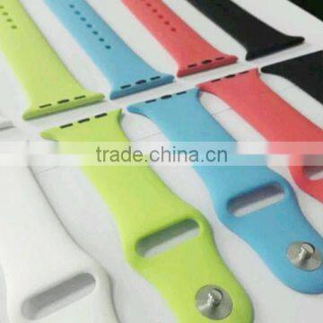 Silicone Sport Edition Soft Watch Band Straps Wrist Strap With Connector Adatptor Adjustment Length For Apple Watch Iwatch photo-5