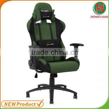 Alibaba china chair races/ racing chair /office chair racing seat fabric blue