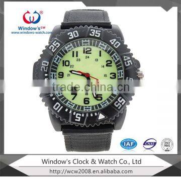 PC21 japan movement sports watch with nylon band