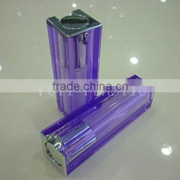 Plastic Cosmetic Bottle,Square Shaped Acrylic Airless Bottle 20ml,30ml,40ml,50ml