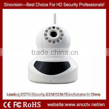 720P HD H.264 CMOS plug&play nightvision great color wifi ip cctv camera wifi p2p cloud