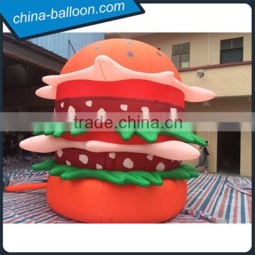 Customized inflatable hamburger, inflatable hamburger model food replica