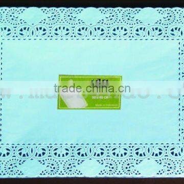 Colored Rectangular Glassine Paper Doyley