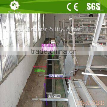 3 Tier A Type Ladder Chicken Cages for Layers With pp Belt Manure Removal System photo-3