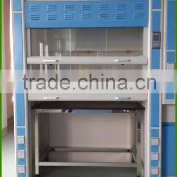 PP material 1.2m/1.5m/1.8m width university use lab steel fume hood