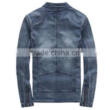Whlesale Hot Sale Men Jean Jacket Heavy 100%cotton Wash With High Quality Autumn Winter Jacket Brand Jean Jacket photo-3