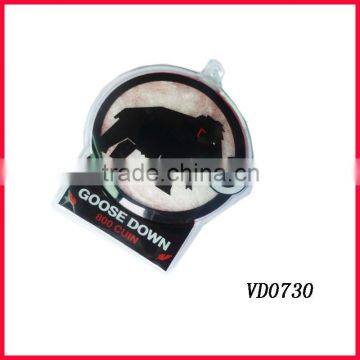 Custom Soft Plastic Material Square Down Jacket Feather Label photo-3