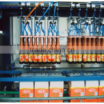 Juice packing machine/case packer for Juice