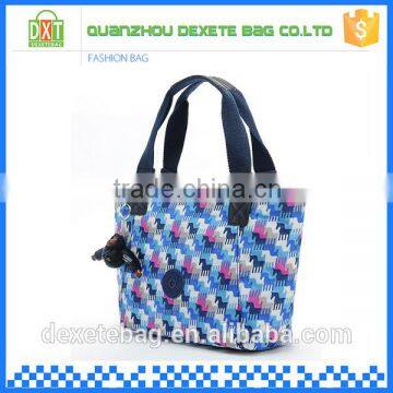 China factory cheap wholesale handled fancy beach polyester bag tote