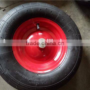 Wheelbarrow Wheels Rubber Wheels for Trolley 4.80/4.00-8 photo-3