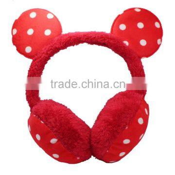 mobile accessories earmuff headpones rabbit ears shape earmuff headphones