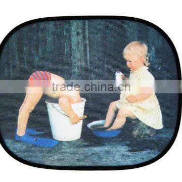 Car Side Window Nylon Mesh Sunshade/customized Printing Logo photo-4