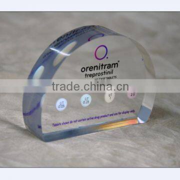 transparent acrylic polyester resin display, the round base acrylic polyester resin, acrylic sign