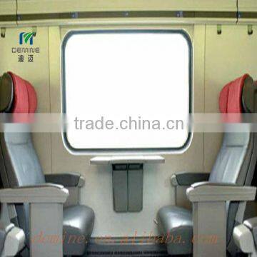 the Second Processing of PMMA(acrylic) Plate Organic Glass for the Windows of Train